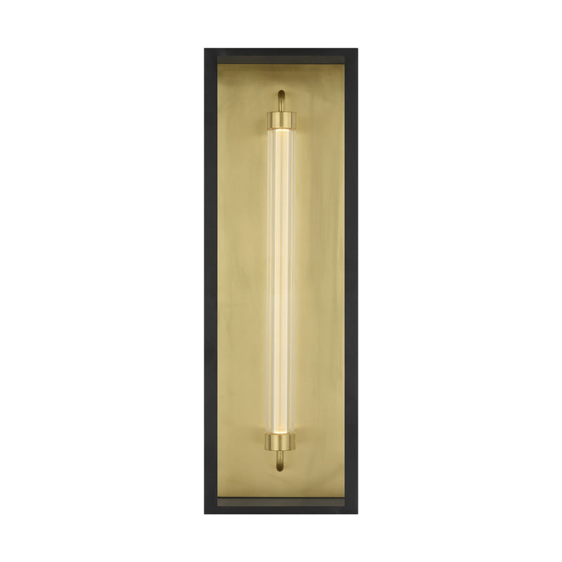 Visual Comfort Modern SLOWS86627OBCG LED Outdoor Wall Mount, Outdoor Black