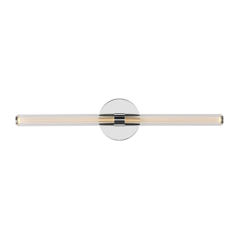 Visual Comfort Modern SLV84227CHCA LED Vanity, Chrome