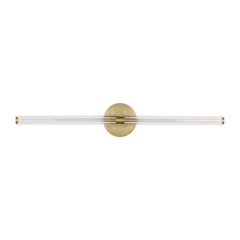 Visual Comfort Modern SLV84327HABCA LED Vanity, Hand-Rubbed Antique Brass
