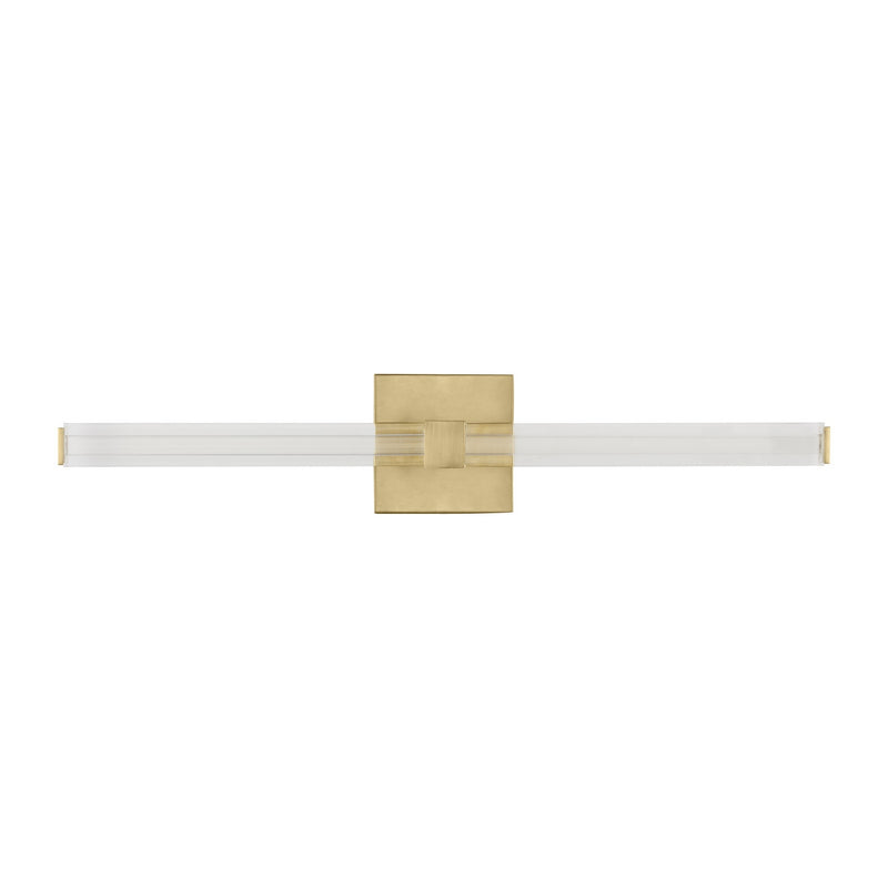 Visual Comfort Modern SLV84627HABCA LED Vanity, Hand-Rubbed Antique Brass