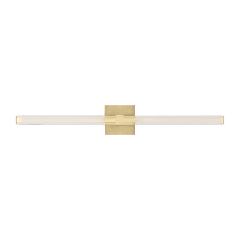 Visual Comfort Modern SLV84727HABCA LED Vanity, Hand-Rubbed Antique Brass