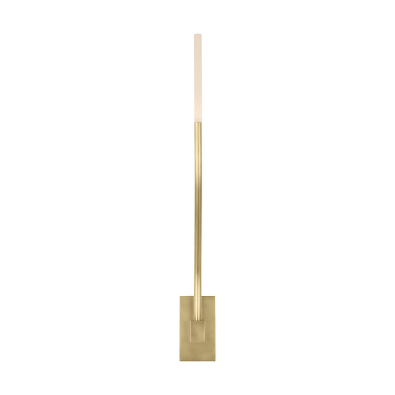 Visual Comfort Modern SLWS81727HABEG LED Wall Sconce, Hand-Rubbed Antique Brass