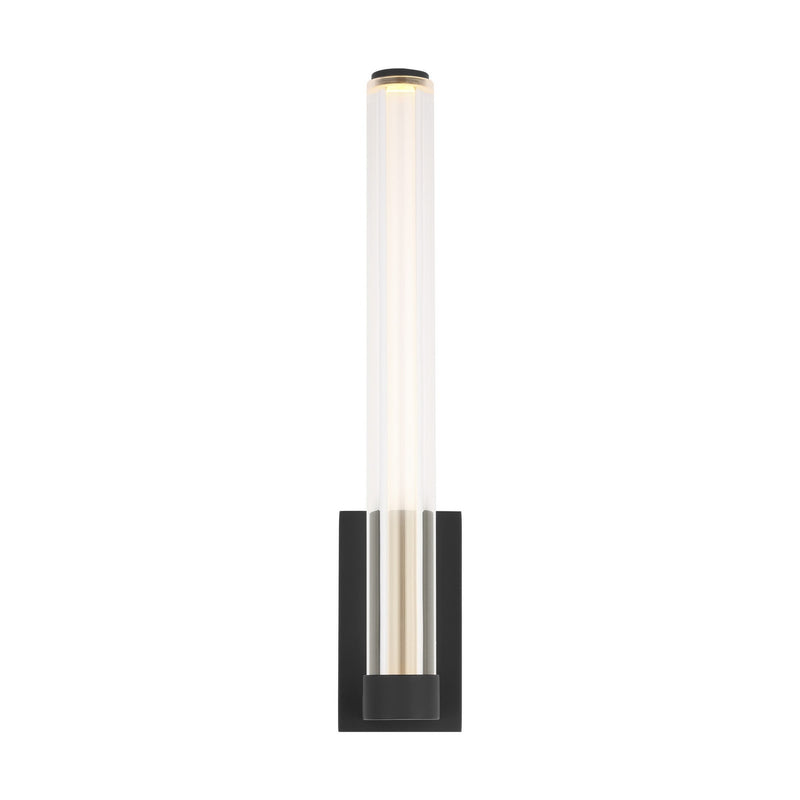 Visual Comfort Modern SLWS84527BCA LED Wall Sconce, Nightshade Black