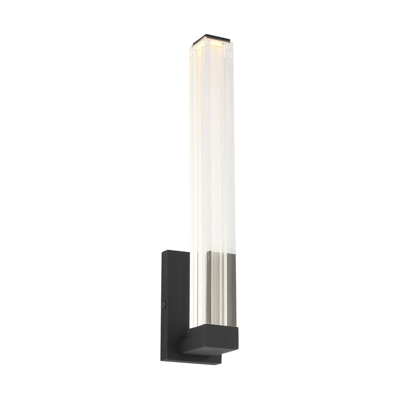 Visual Comfort Modern SLWS84927BCA LED Wall Sconce, Nightshade Black