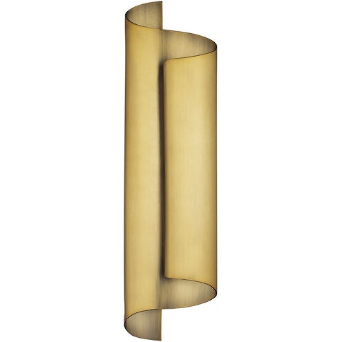 Modern Forms WS-94518-35-AB LED Wall Sconce, Aged Brass