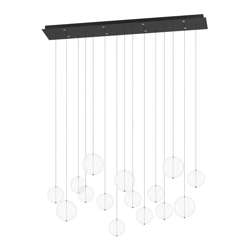 Eglo USA 390334A LED Linear Pendant, Black