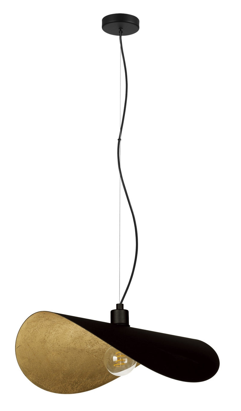 Eglo USA 390429A One Light Pendant, Black