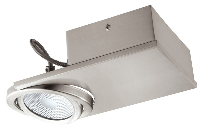 Eglo USA 39247A LED Fixed Track Light, Matte Nickel