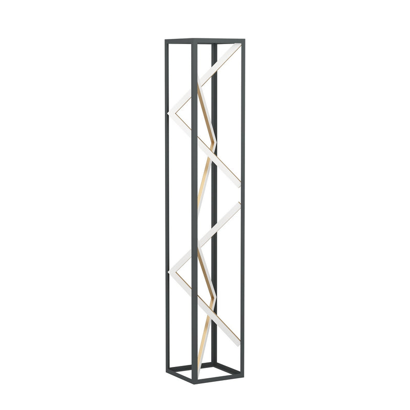 Eglo USA 390419A LED Floor Lamp, Black, Brushed Gold