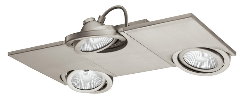 Eglo USA 39249A LED Fixed Track Light, Matte Nickel