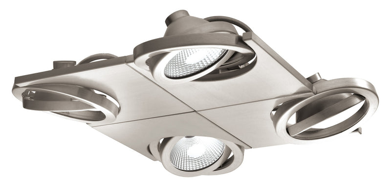 Eglo USA 39251A LED Ceiling Track Light, Matte Nickel