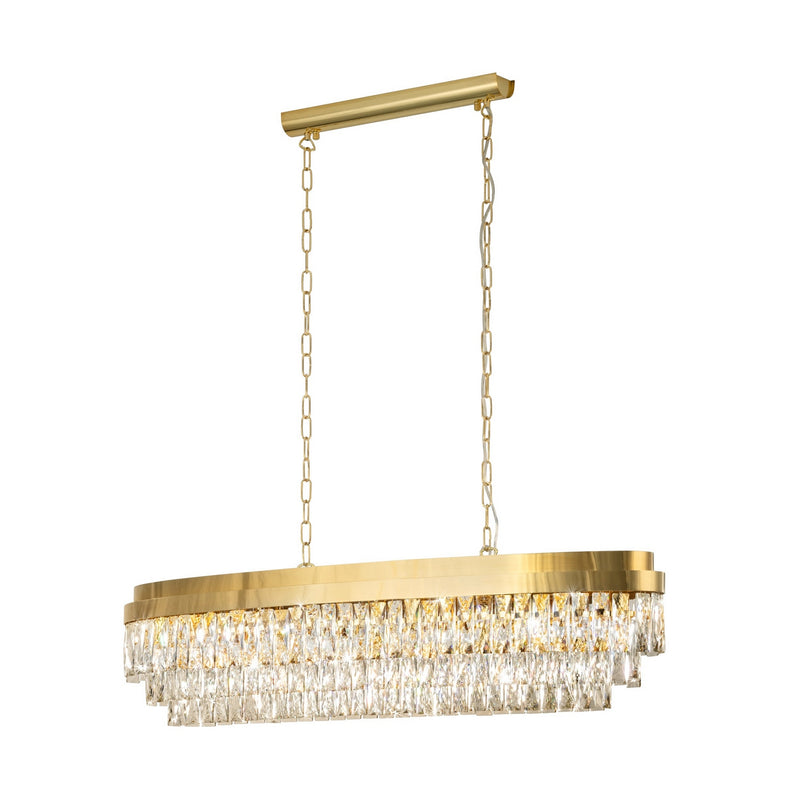 Eglo USA 39463A 13 Light Pendant, Gold