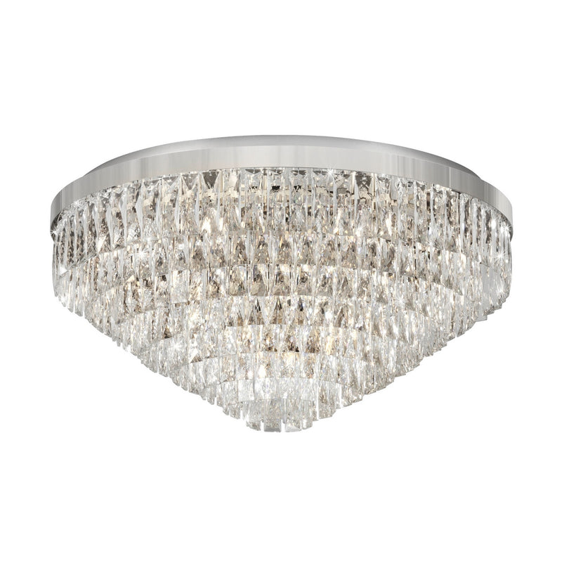 Eglo USA 39492A 16 Light Ceiling Mount, Chrome