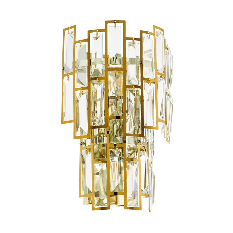 Eglo USA 39615A Three Light Wall Sconce, Brass