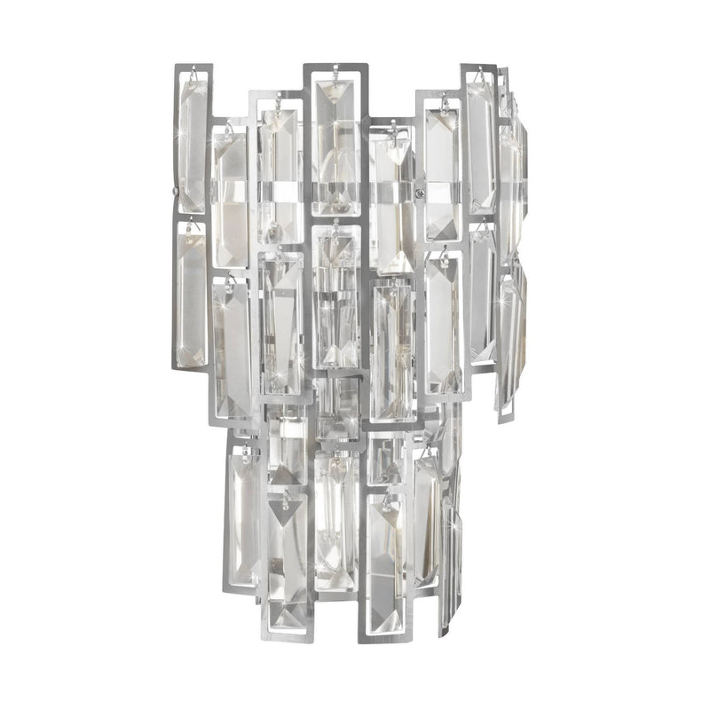Eglo USA 39628A Three Light Wall Sconce, Chrome