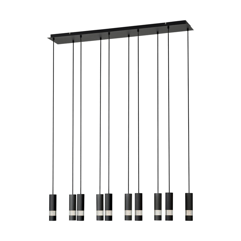 Eglo USA 39707A LED Linear Pendant, Black