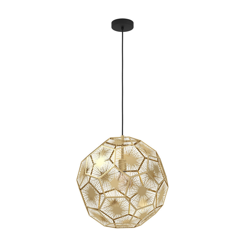 Eglo USA 39756A One Light Pendant, Black