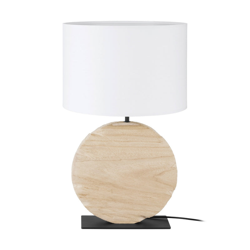 Eglo USA 39916A One Light Table Lamp, Black / Wood