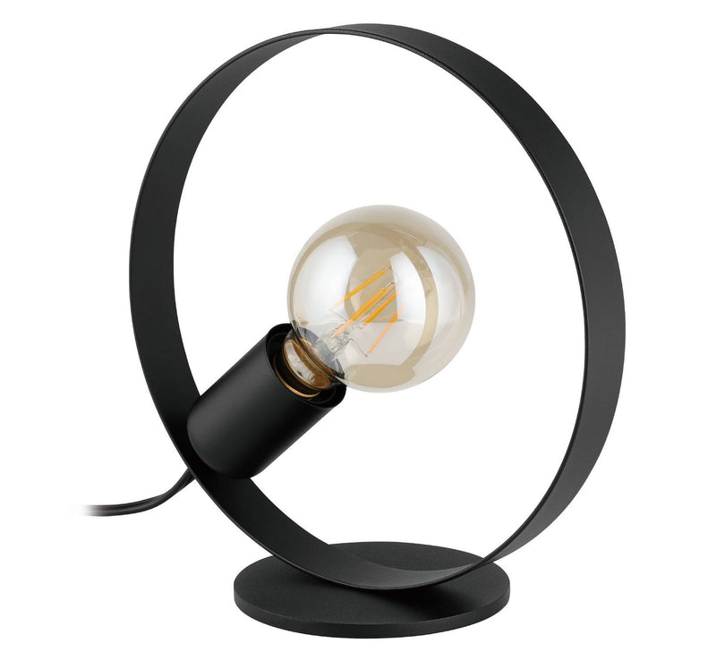 Eglo USA 43615A One Light Table Lamp, Black