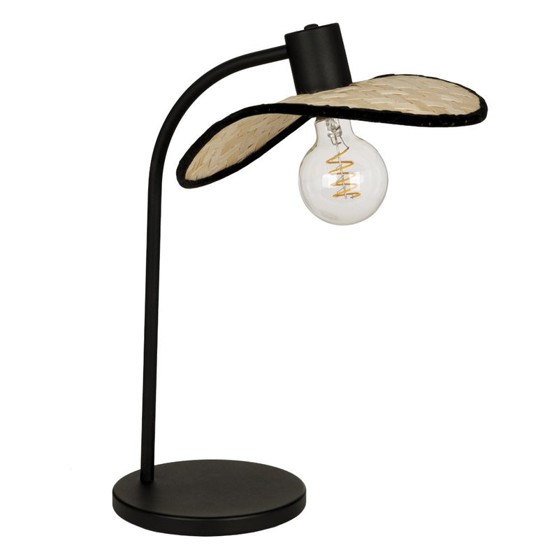 Eglo USA 44046A One Light Table Lamp, Black