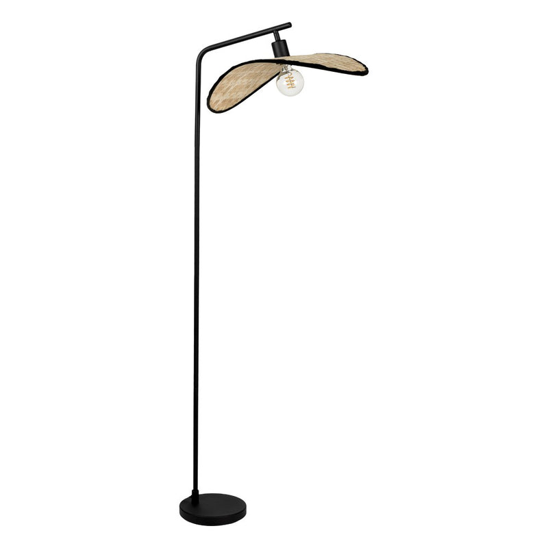 Eglo USA 44047A One Light Floor Lamp, Black