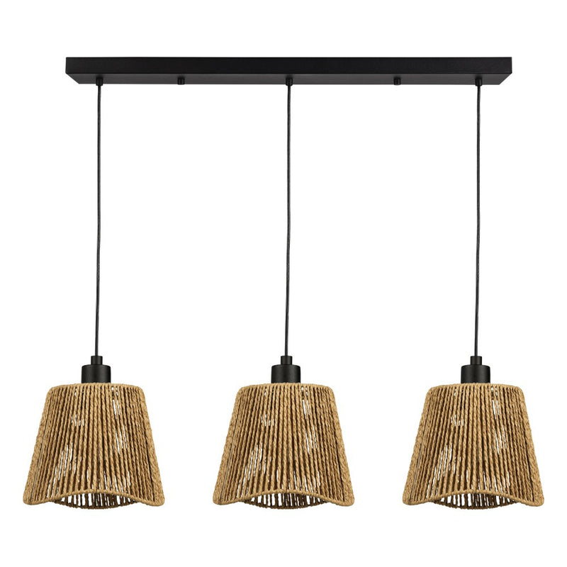 Eglo USA 44073A Three Light Pendant, Black
