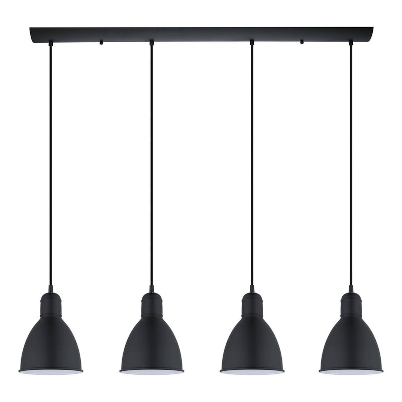 Eglo USA 49466A Four Light Pendant, Black