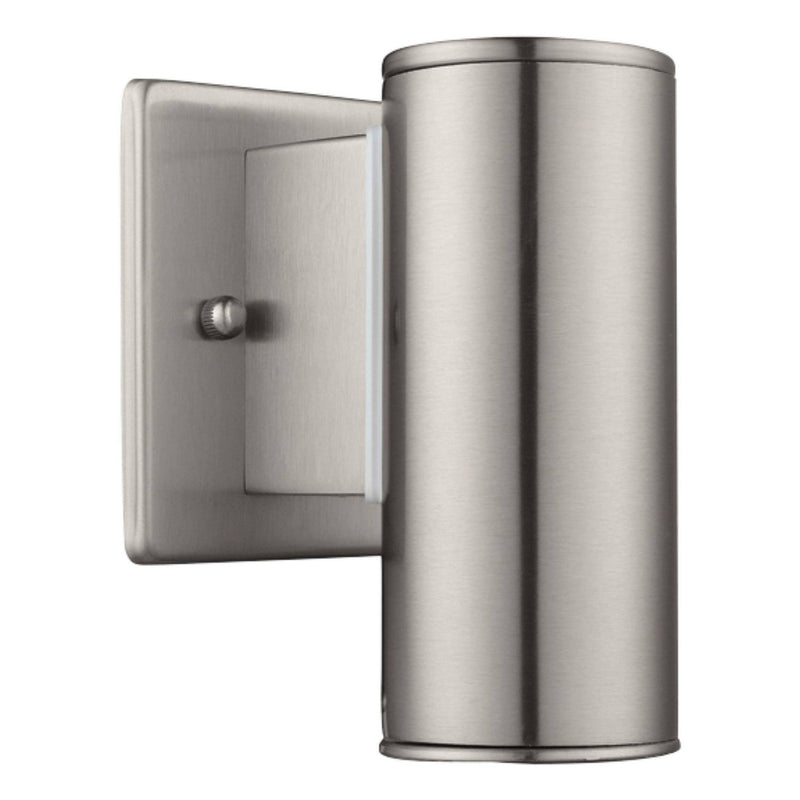 Eglo USA 83998A One Light Outdoor Wall Mount, Stainless Steel