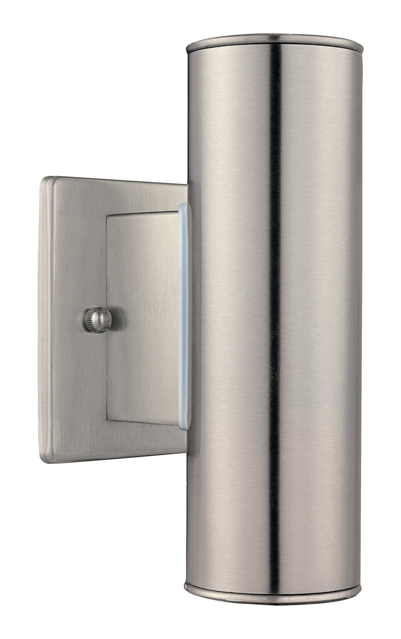 Eglo USA 84002A Two Light Outdoor Wall Mount, Stainless Steel