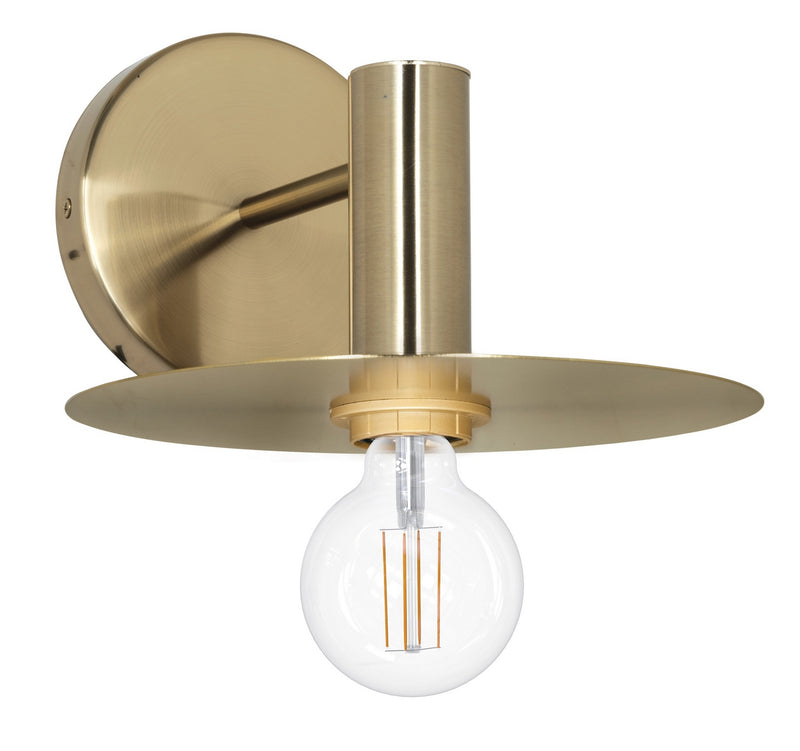 Eglo USA 900733A One Light Wall Sconce, Brushed Gold