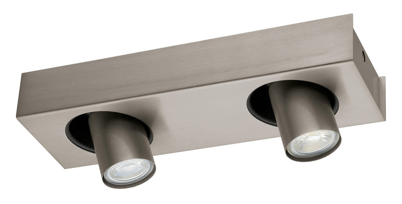 Eglo USA 96606A Two Light Track, Matte Nickel