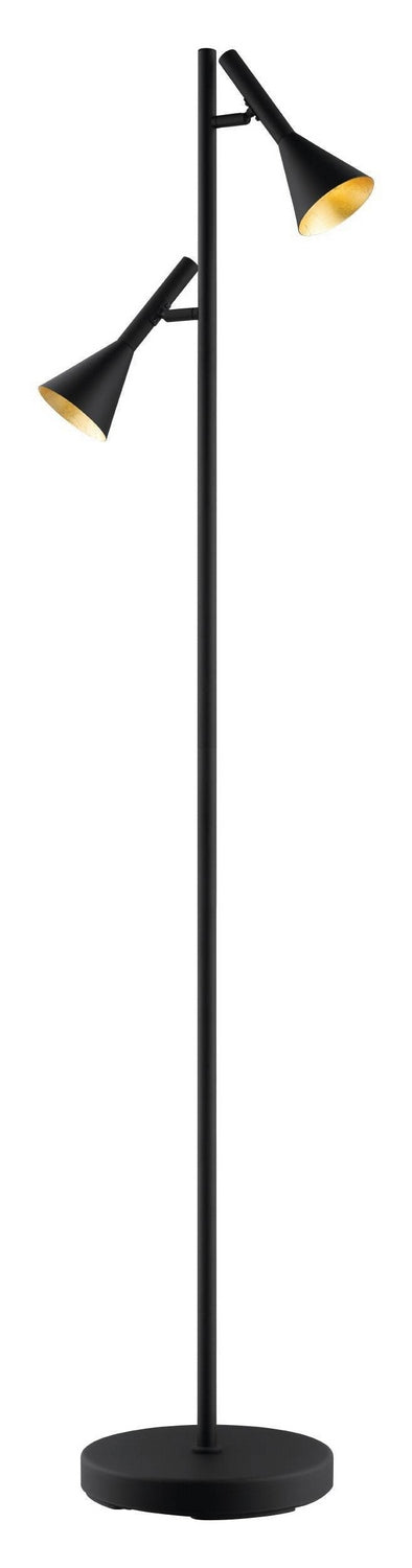 Eglo USA 97806A LED Floor Lamp, Black
