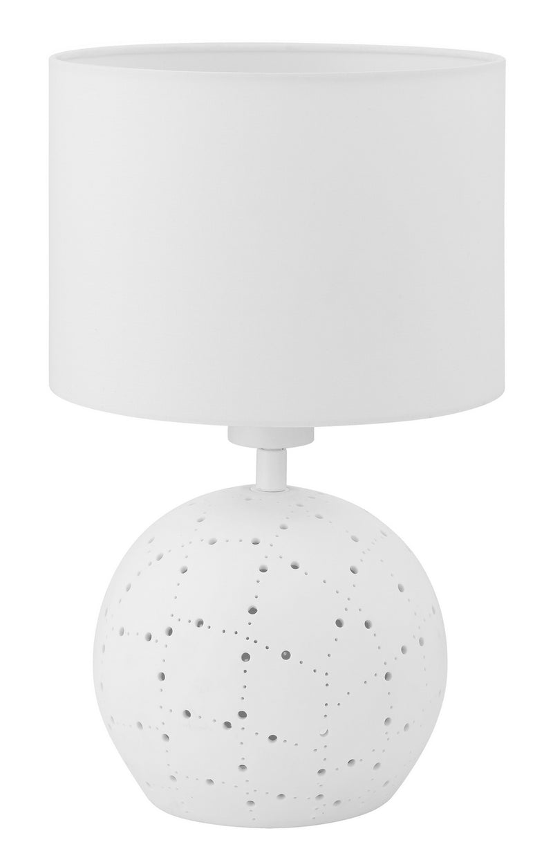 Eglo USA 98381A One Light Table Lamp, White