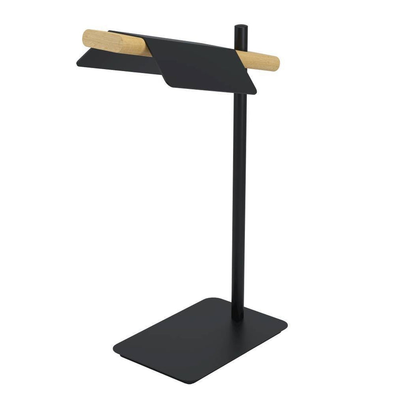 Eglo USA 98837A LED Table Lamp, Black, Wood, Acrylic