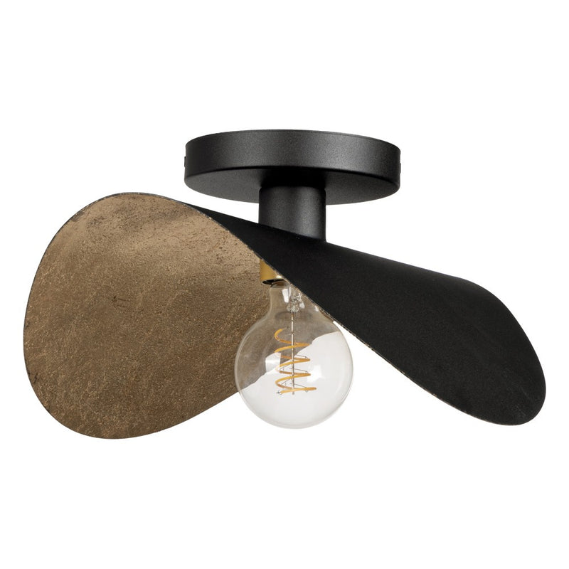 Eglo USA 206319A One Light Dual Mount Pendant or Ceiling, Black