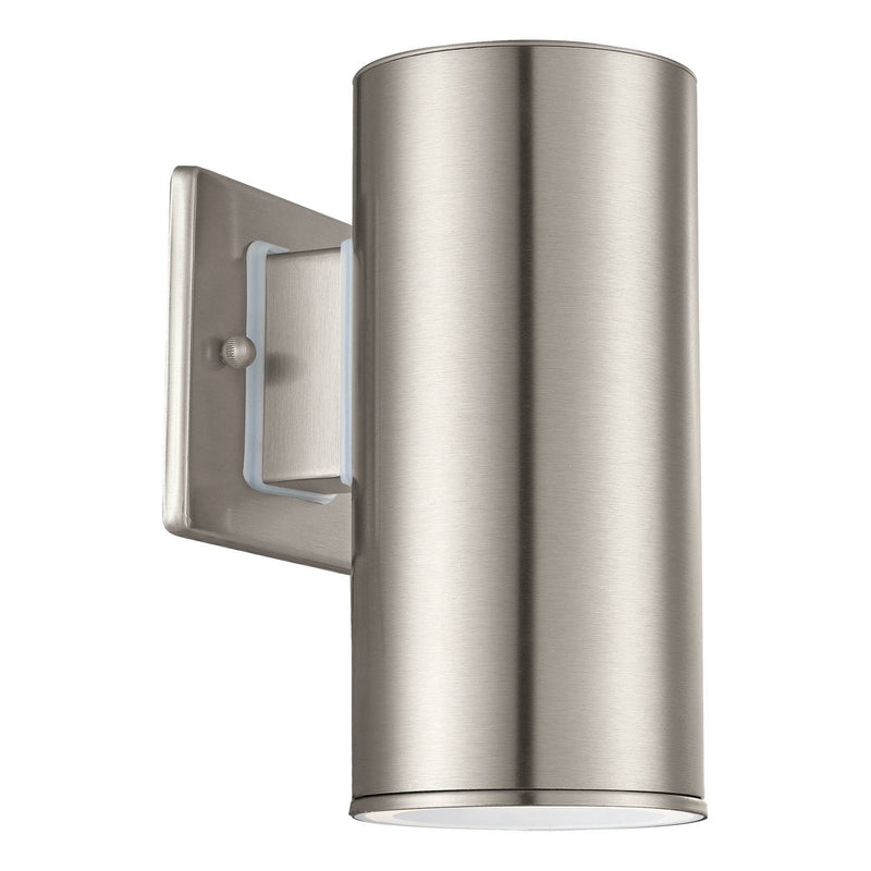 Eglo USA 200028A One Light Outdoor Wall Mount, Stainless Steel