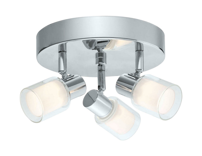 Eglo USA 200369A LED Ceiling Track Light, Chrome