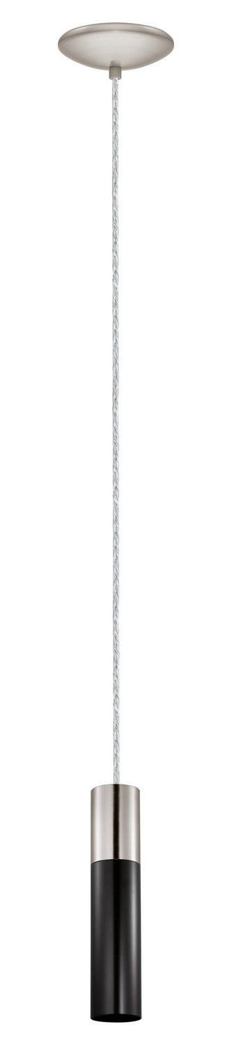 Eglo USA 202299A One Light Pendant, Matte Nickel