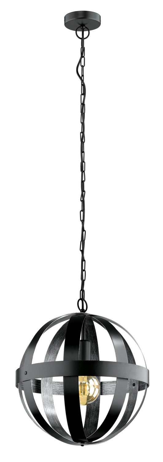 Eglo USA 202942A One Light Pendant, Black