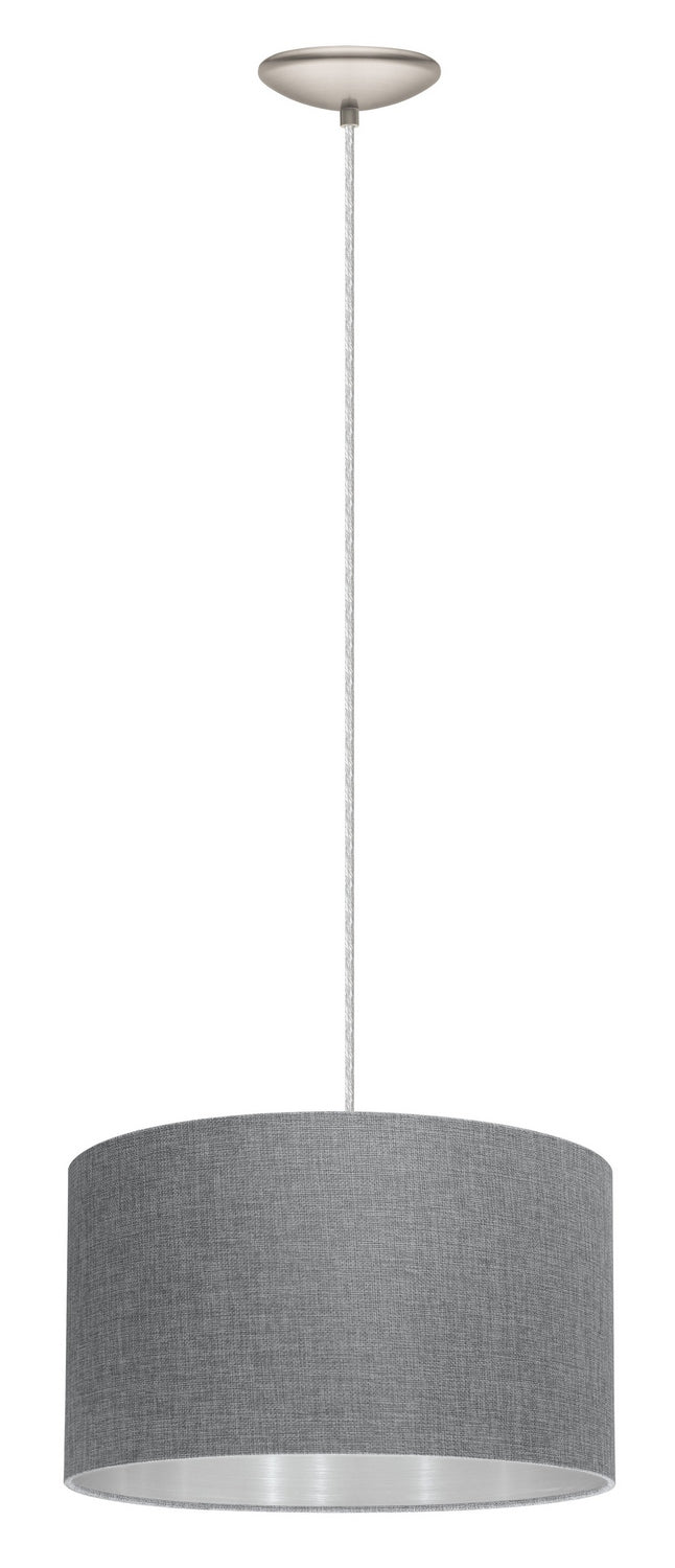 Eglo USA 202943A One Light Pendant, Matte Nickel