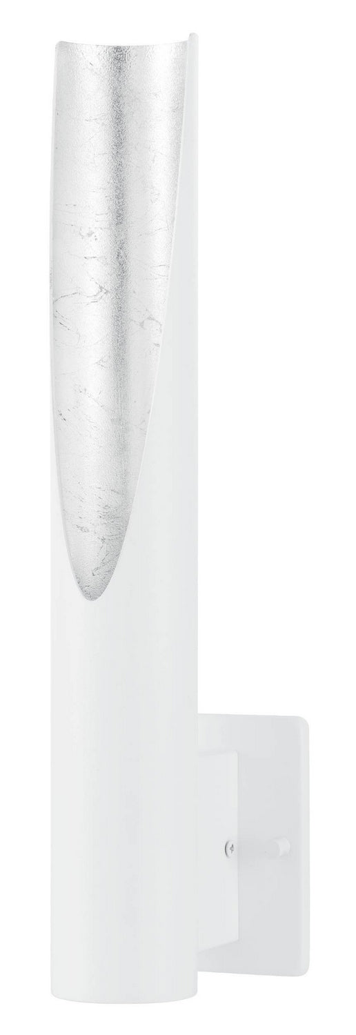 Eglo USA 204027A LED Wall Sconce, White & Silver