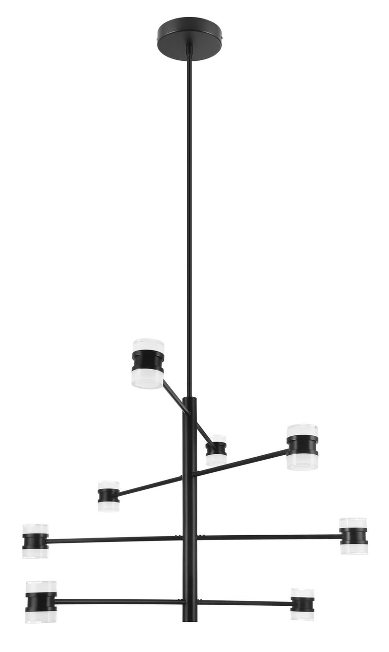 Eglo USA 204147A LED Pendant, Matte Black