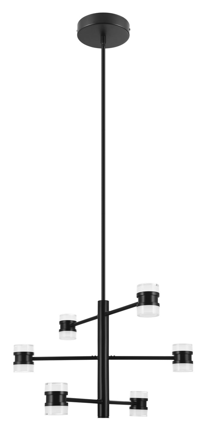 Eglo USA 204148A LED Pendant, Matte Black