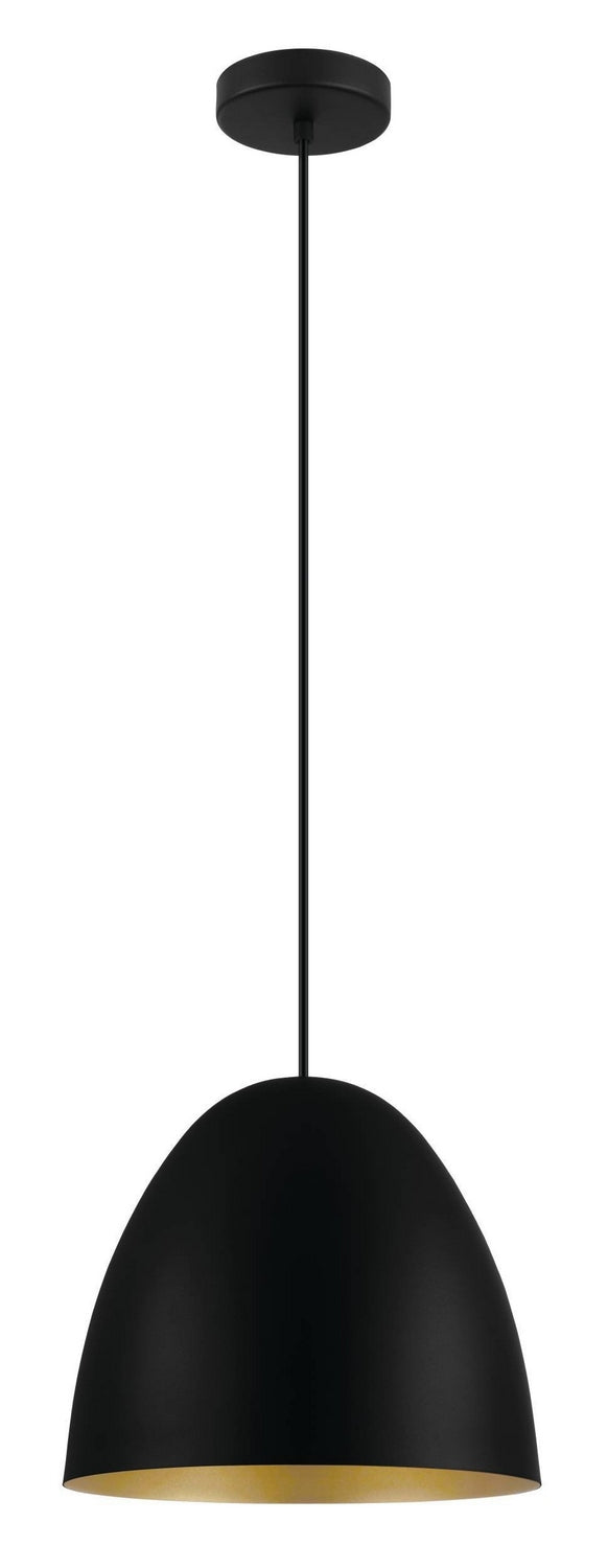 Eglo USA 204315A One Light Pendant, Black