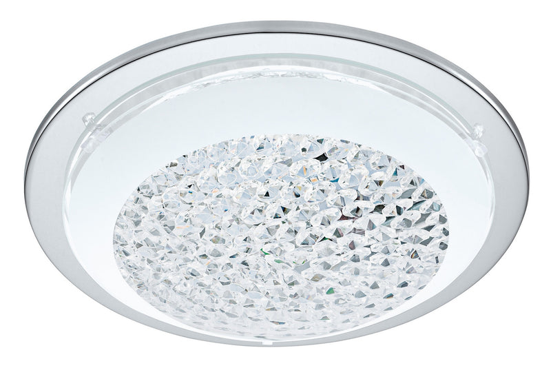 Eglo USA 204396A LED Ceiling Mount, Chrome