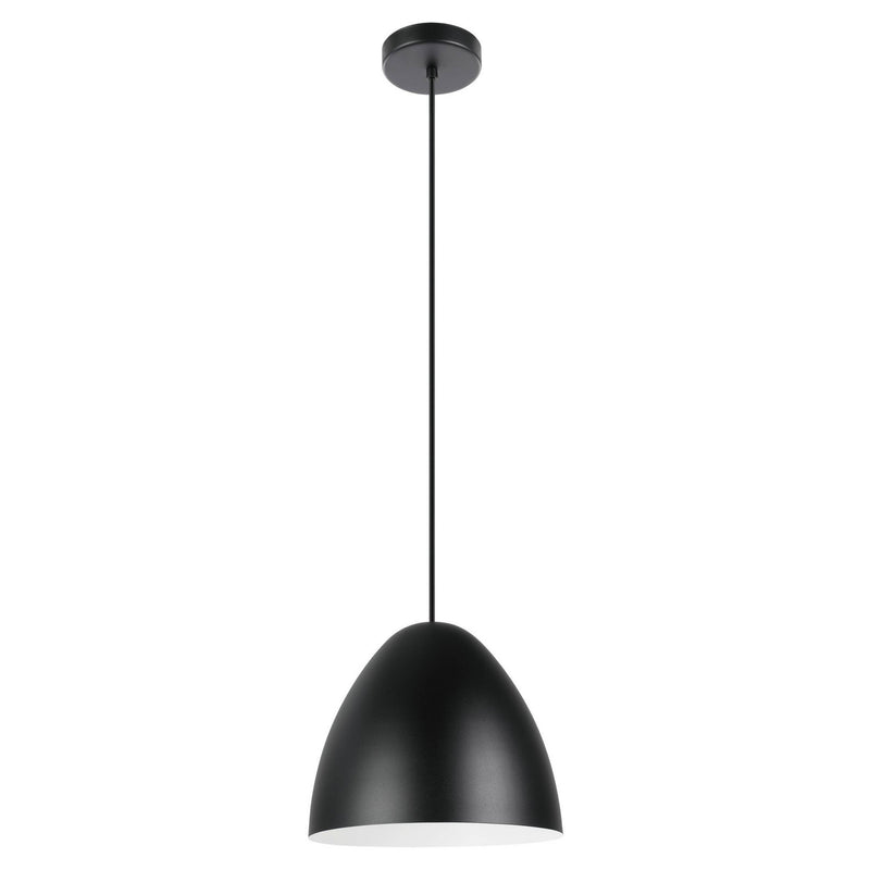 Eglo USA 205419A One Light Pendant, Black