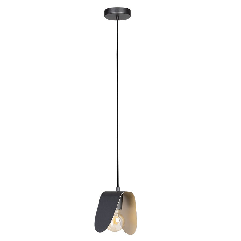 Eglo USA 205683A One Light Pendant, Black