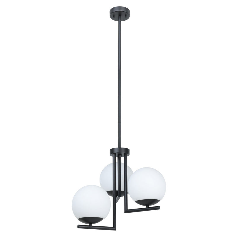 Eglo USA 205755A Three Light Pendant, Black