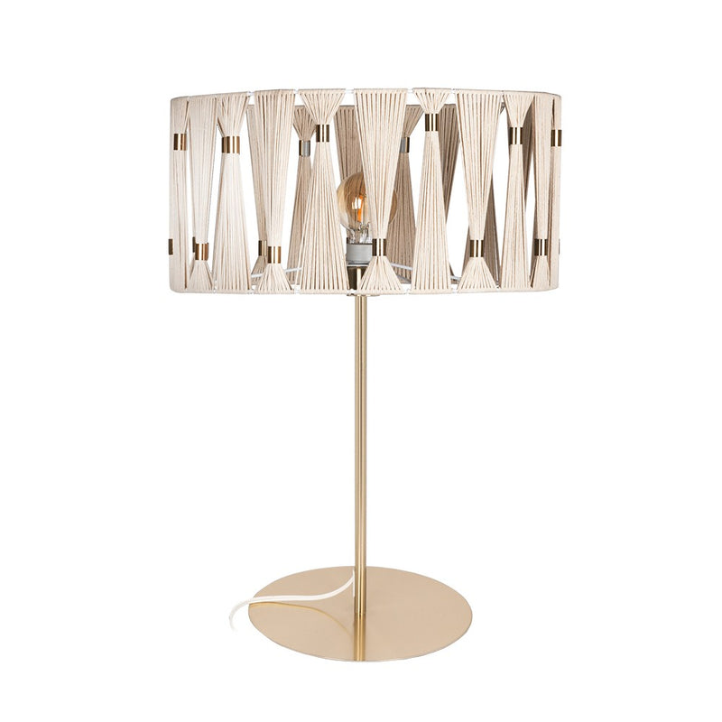 Eglo USA 205819A One Light Table Lamp, Brushed Brass