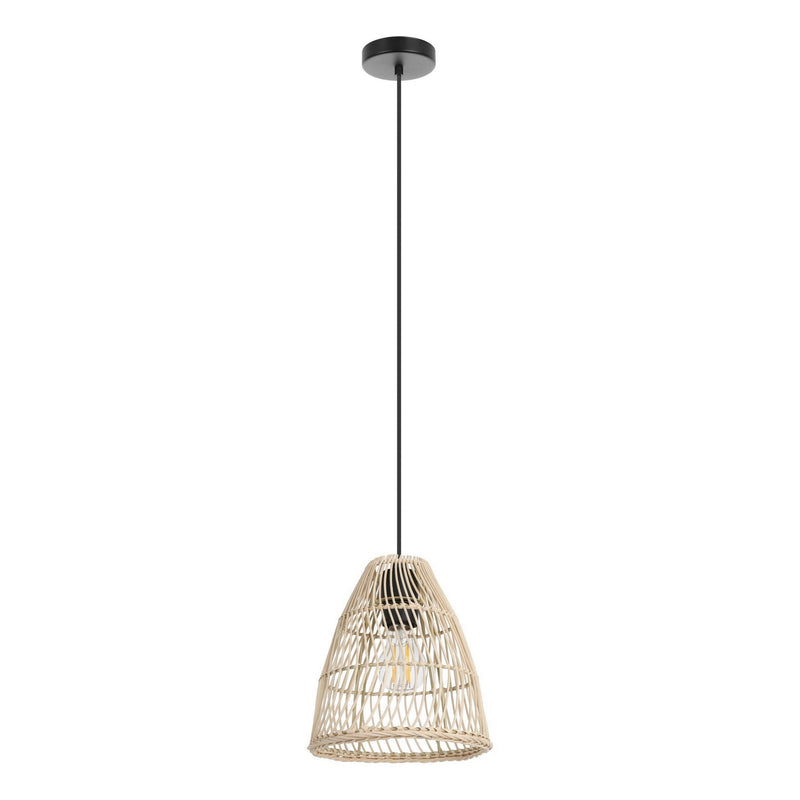 Eglo USA 205837A One Light Pendant, Black